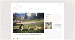 Desktop Screenshot of everythingcorgi.tumblr.com