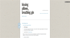 Desktop Screenshot of kissingpillows.tumblr.com