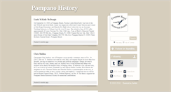 Desktop Screenshot of pompanohistory.tumblr.com