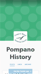 Mobile Screenshot of pompanohistory.tumblr.com