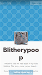 Mobile Screenshot of blitherypoop.tumblr.com