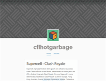 Tablet Screenshot of cflhotgarbage.tumblr.com