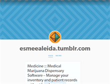 Tablet Screenshot of esmeealeida.tumblr.com