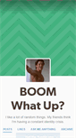 Mobile Screenshot of boomwhatup.tumblr.com