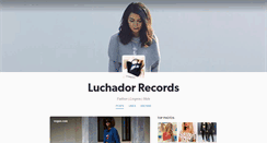 Desktop Screenshot of luchadorrecords.tumblr.com