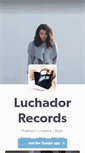 Mobile Screenshot of luchadorrecords.tumblr.com