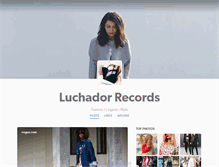 Tablet Screenshot of luchadorrecords.tumblr.com