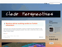 Tablet Screenshot of clearperspectives.tumblr.com