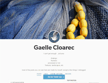 Tablet Screenshot of gaelle-cloarec.tumblr.com