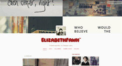 Desktop Screenshot of elizabethfawn.tumblr.com