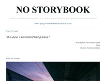 Tablet Screenshot of nostorybook.tumblr.com