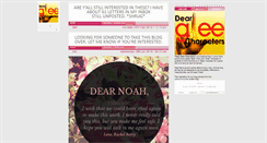 Desktop Screenshot of deargleecharacters.tumblr.com
