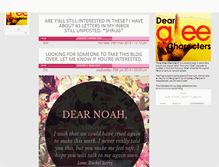 Tablet Screenshot of deargleecharacters.tumblr.com