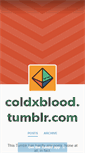 Mobile Screenshot of coldxblood.tumblr.com