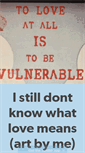 Mobile Screenshot of istilldontknowwhatlovemeans.tumblr.com