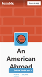 Mobile Screenshot of anamericanabroad.tumblr.com