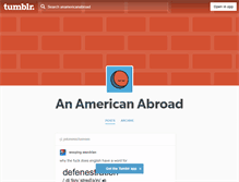 Tablet Screenshot of anamericanabroad.tumblr.com