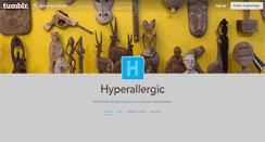 Desktop Screenshot of hyperallergic.tumblr.com