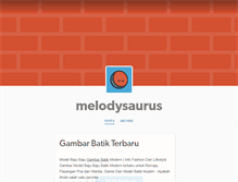 Tablet Screenshot of melodysaurus.tumblr.com