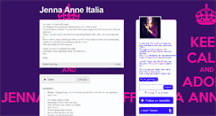 Desktop Screenshot of jennaanneitalia.tumblr.com