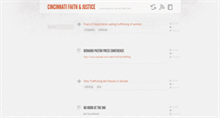 Desktop Screenshot of cincinnatifaithandjustice.tumblr.com