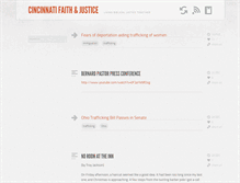 Tablet Screenshot of cincinnatifaithandjustice.tumblr.com