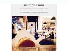 Tablet Screenshot of myfoodcrush.tumblr.com