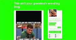 Desktop Screenshot of fuckyeahwrestlingmemes.tumblr.com