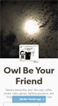 Mobile Screenshot of owlbeyourfriend.tumblr.com