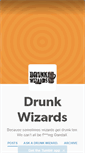 Mobile Screenshot of drunkwizards.tumblr.com