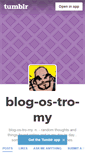 Mobile Screenshot of blogostromy.tumblr.com