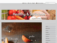 Tablet Screenshot of healthyanddelicious.tumblr.com