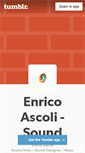 Mobile Screenshot of enricoascoli.tumblr.com