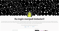 Desktop Screenshot of kuinginmenjadibidadarisyurga.tumblr.com