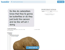 Tablet Screenshot of powermusings.tumblr.com