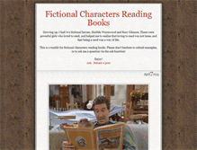 Tablet Screenshot of fictionalcharactersreadingbooks.tumblr.com