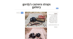 Desktop Screenshot of gordyscamerastraps.tumblr.com