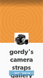 Mobile Screenshot of gordyscamerastraps.tumblr.com