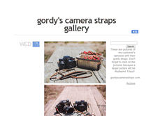 Tablet Screenshot of gordyscamerastraps.tumblr.com