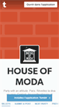Mobile Screenshot of houseofmoda.tumblr.com