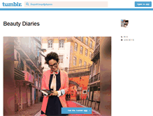 Tablet Screenshot of beautydiaries.tumblr.com