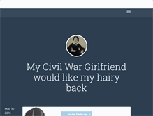 Tablet Screenshot of mycivilwargirlfriend.tumblr.com