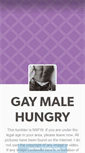 Mobile Screenshot of gaymalehungry.tumblr.com