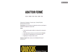 Tablet Screenshot of abattoirferme.tumblr.com