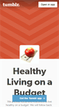 Mobile Screenshot of healthonabudget.tumblr.com