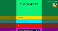 Desktop Screenshot of motionmarket.tumblr.com