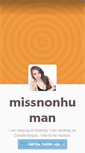 Mobile Screenshot of missnonhuman.tumblr.com