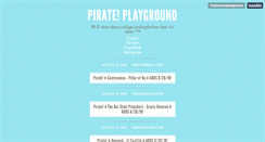 Desktop Screenshot of pirateplayground.tumblr.com