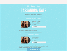 Tablet Screenshot of cassandra-kate.tumblr.com