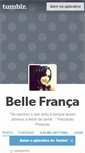 Mobile Screenshot of bellefranca.tumblr.com